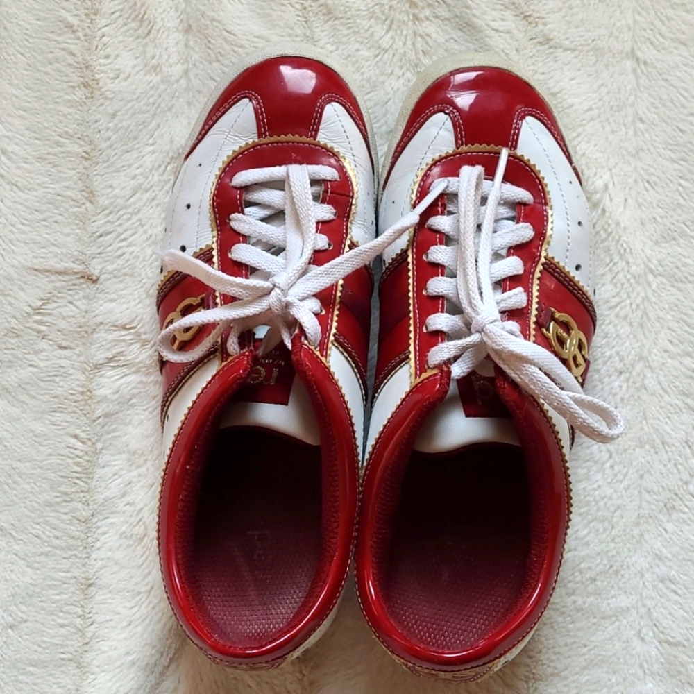 Red by Marc Ecko white/red sneakers. Size 7